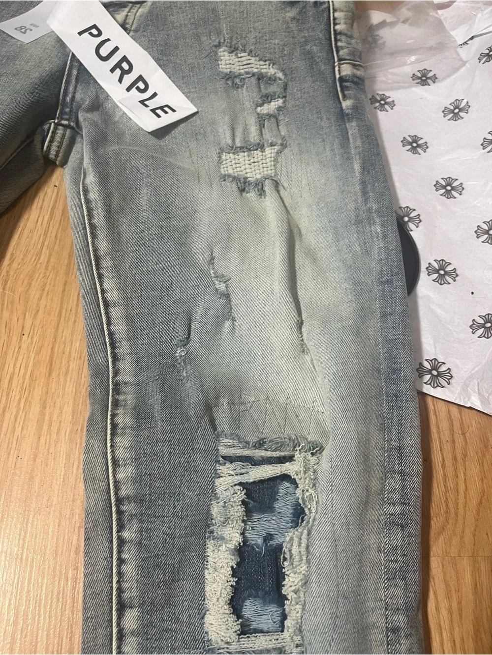 Blue Jeans Size 28 Purple Brand